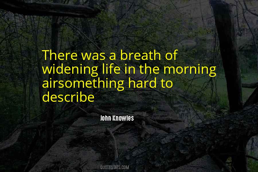 Quotes About Life In The Morning #789133