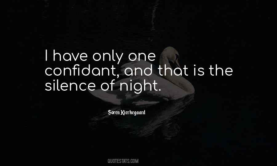 Quotes About The Silence Of The Night #1165135