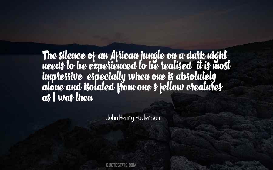 Quotes About The Silence Of The Night #1776913