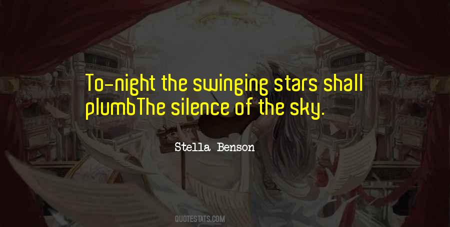 Quotes About The Silence Of The Night #246774
