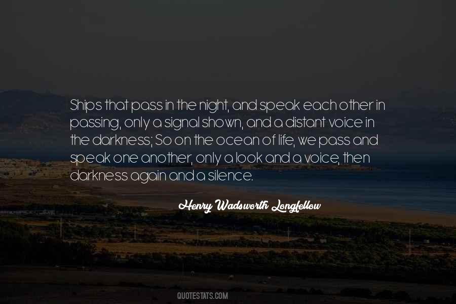 Quotes About The Silence Of The Night #425841
