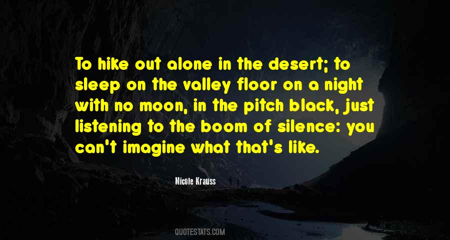 Quotes About The Silence Of The Night #997830