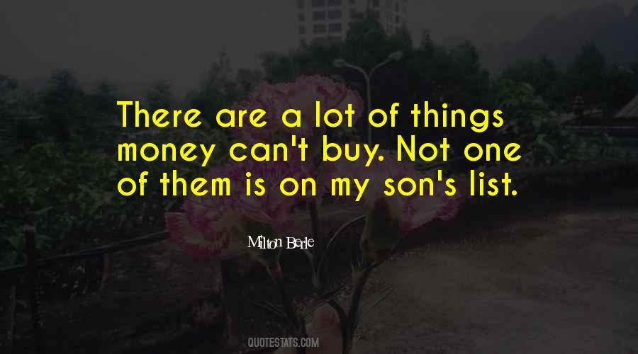 A List Of Things Quotes #1032809