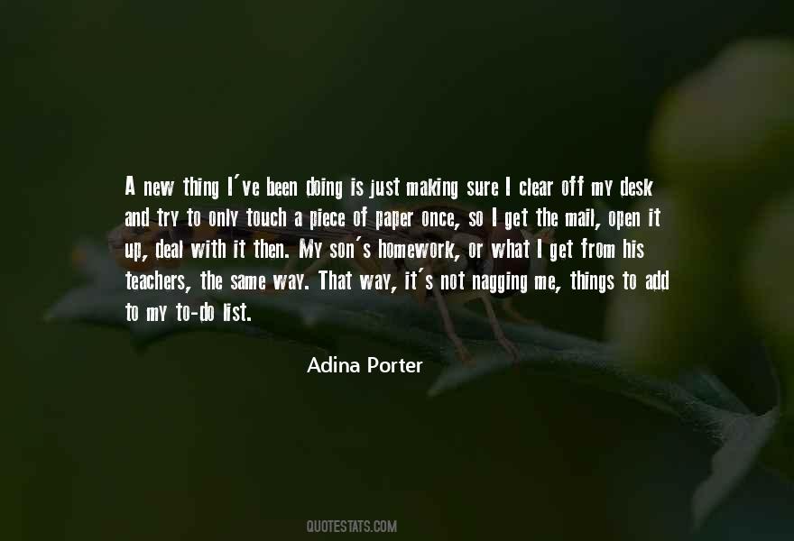 A List Of Things Quotes #136954
