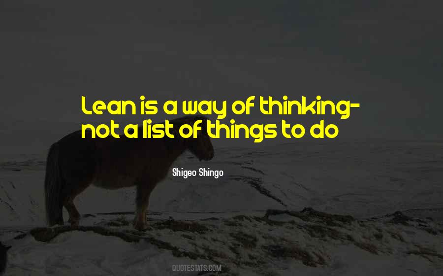 A List Of Things Quotes #1550087