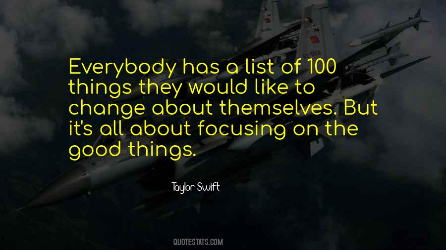 A List Of Things Quotes #984019