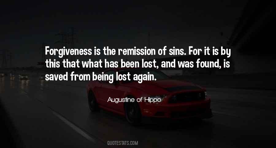 Remission Of Sins Quotes #1169322