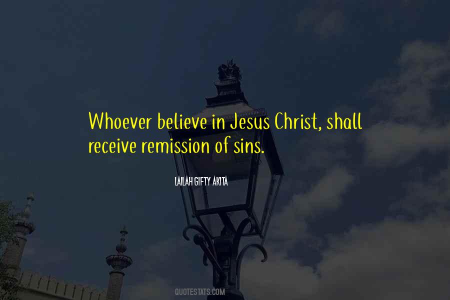 Remission Of Sins Quotes #1470405