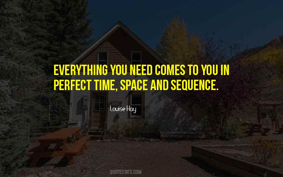 Quotes About Time Space #1666408