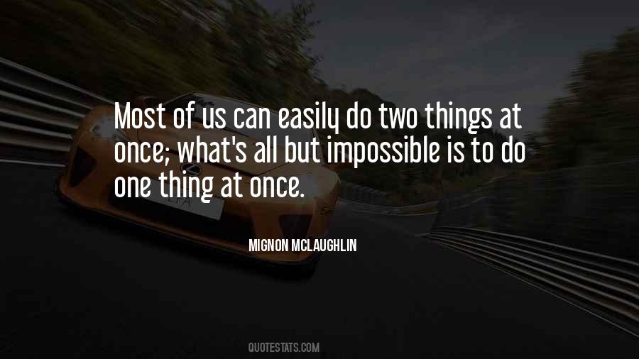 What Is Impossible Quotes #247546