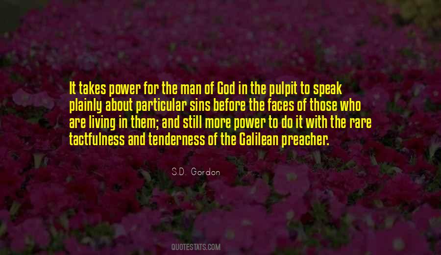 Quotes About Man Of God #1328467