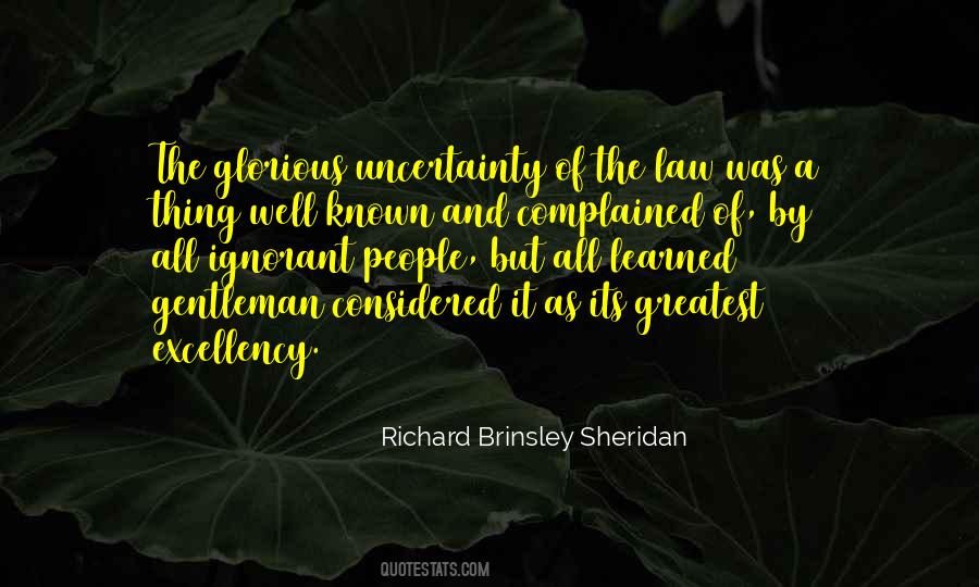 Richard Brinsley Quotes #1333141