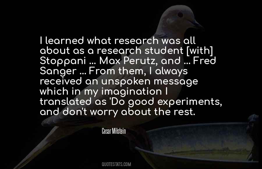Quotes About Research Science #834841