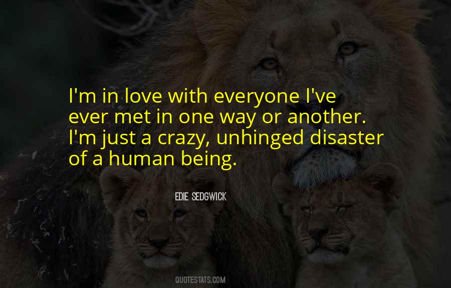 Quotes About Being Crazy #35432