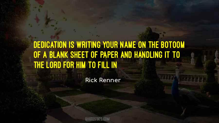 Quotes About Dedication To God #1462076