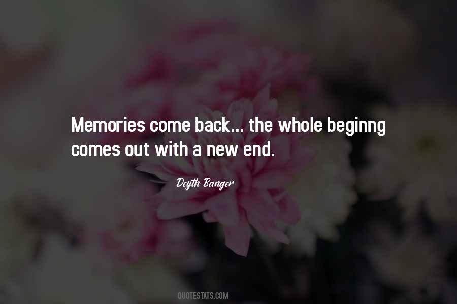Quotes About New Memories #1002128