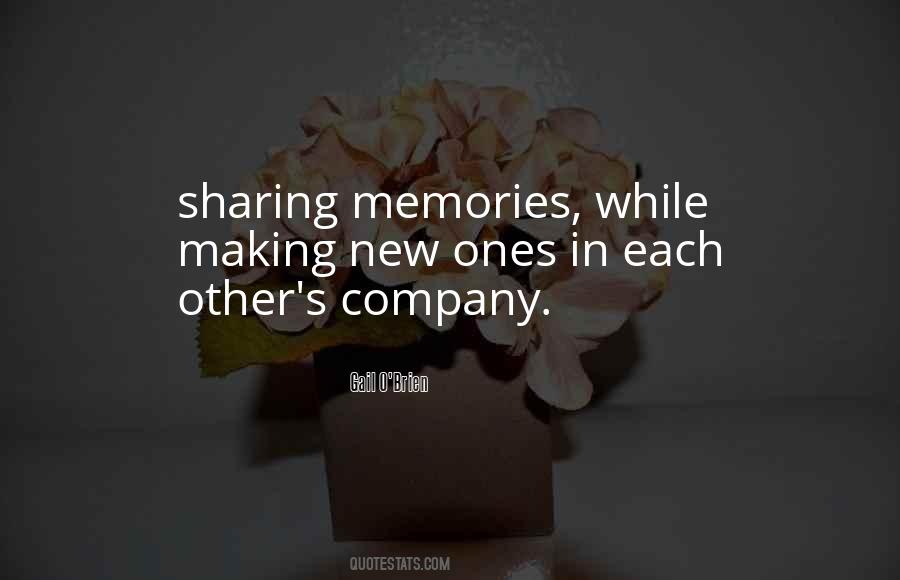 Quotes About New Memories #630370