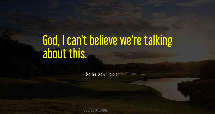 Quotes About Talking About God #1129729