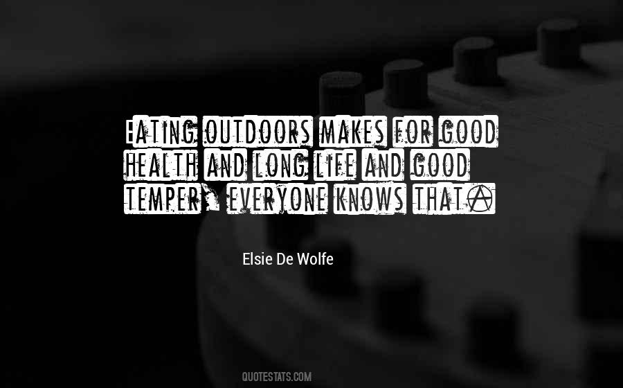 Quotes About Eating Outdoors #171421