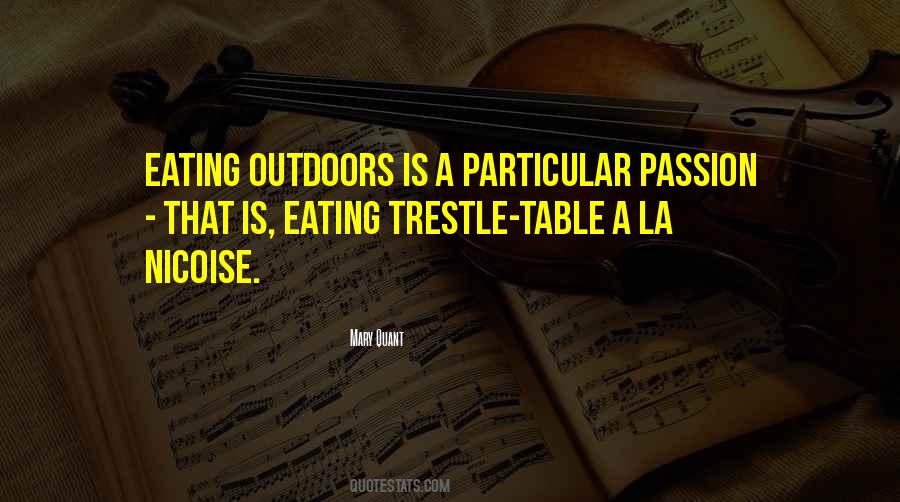 Quotes About Eating Outdoors #679166