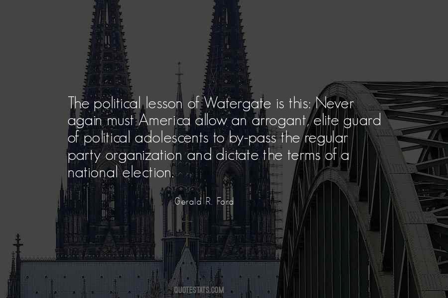 Quotes About Watergate #105257