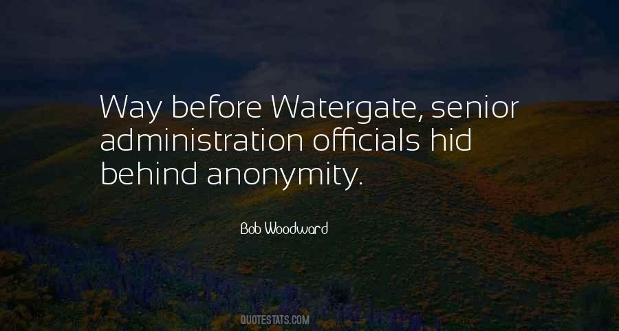 Quotes About Watergate #1264083