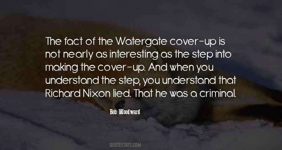 Quotes About Watergate #43767