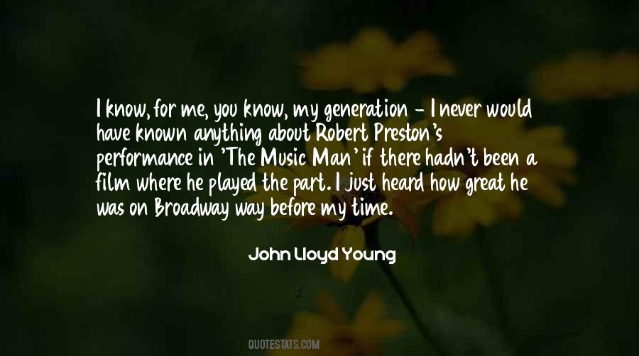 Quotes About Broadway #1199806