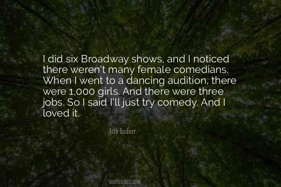 Quotes About Broadway #1215232