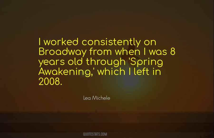 Quotes About Broadway #1296825
