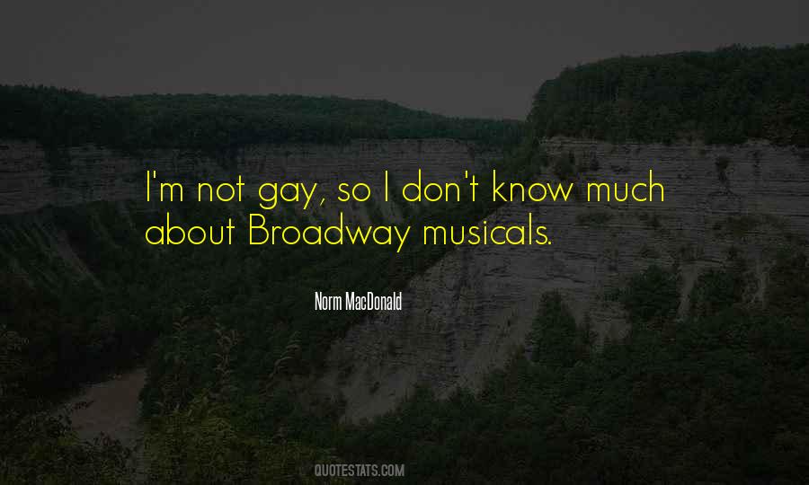 Quotes About Broadway #1327873