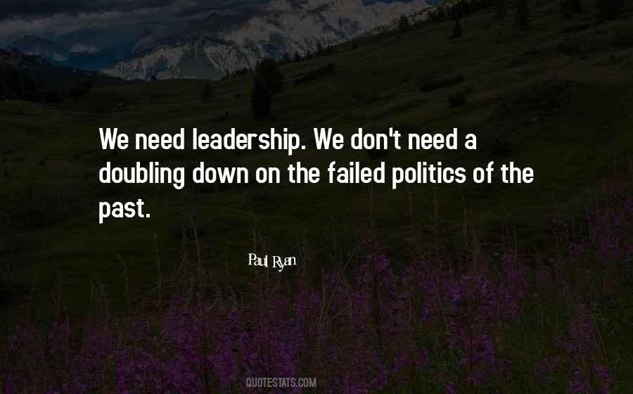 Quotes About Failed Leadership #512883
