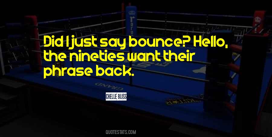 Quotes About Bounce Back #180108
