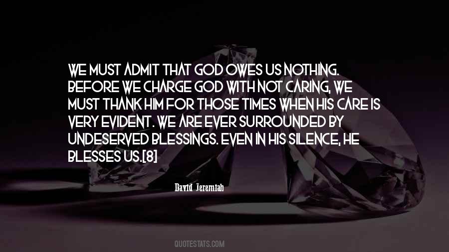 God Blesses Quotes #1304134