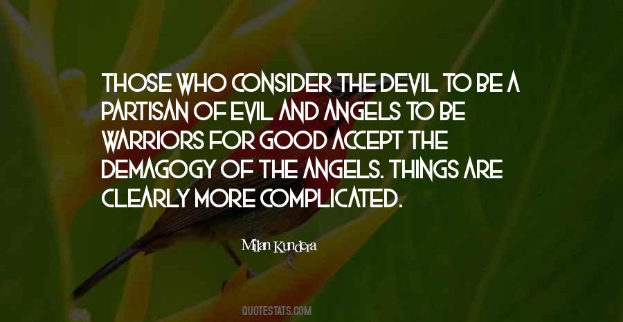 Quotes About Good Angels #95676