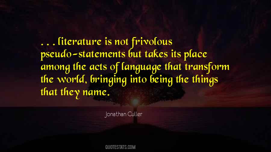 Being Frivolous Quotes #1511857