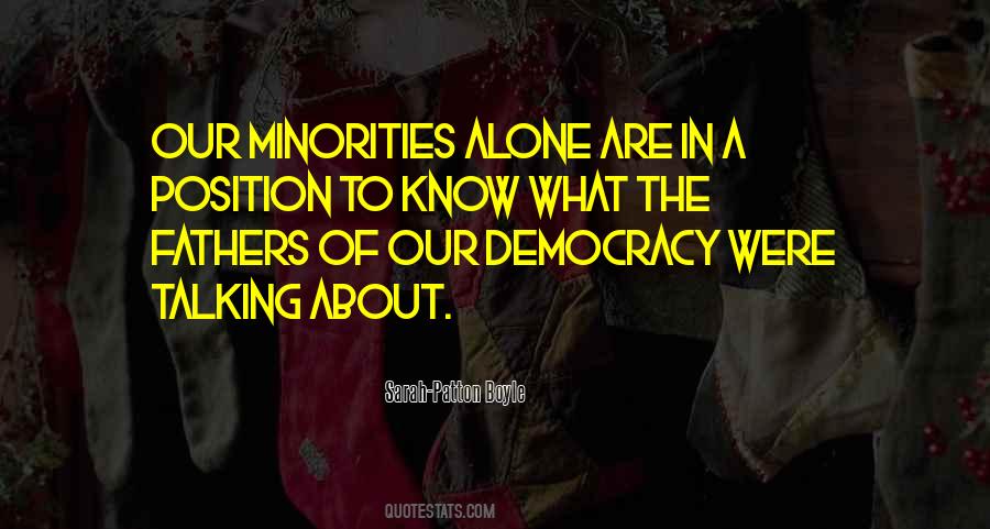 Quotes About Minorities #1232799
