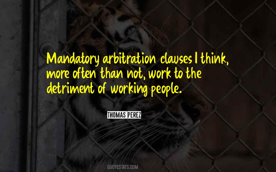 Quotes About Mandatory #289552