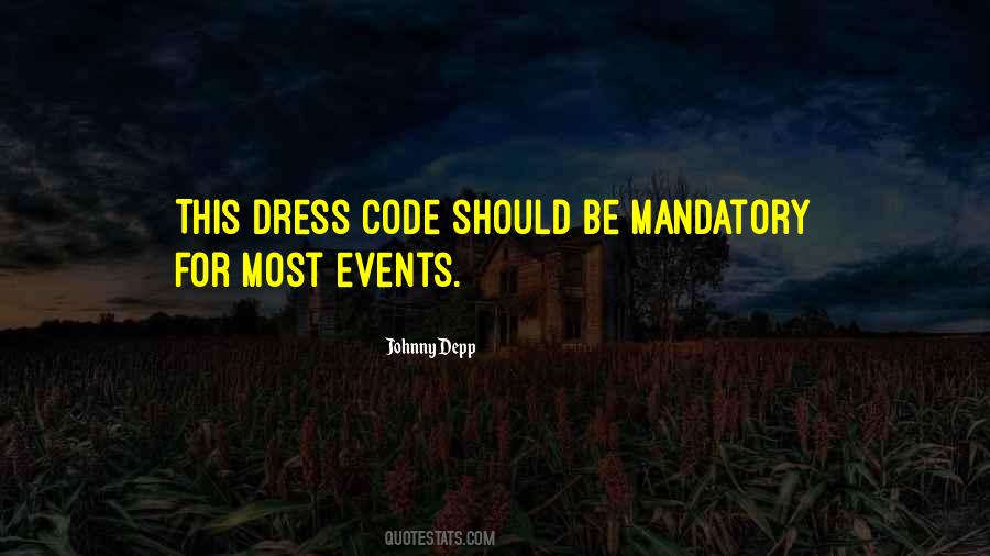 Quotes About Mandatory #976040