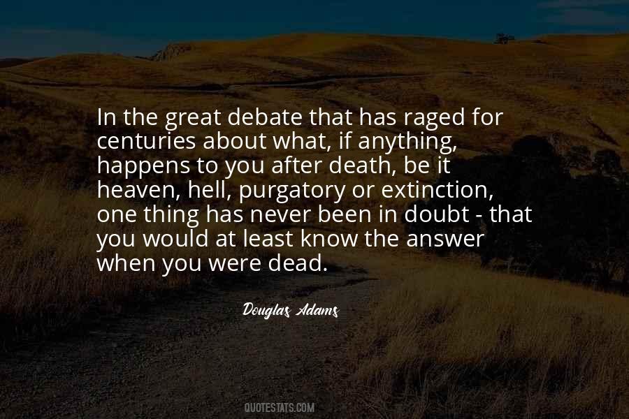 Quotes About Heaven Hell And Purgatory #1742387