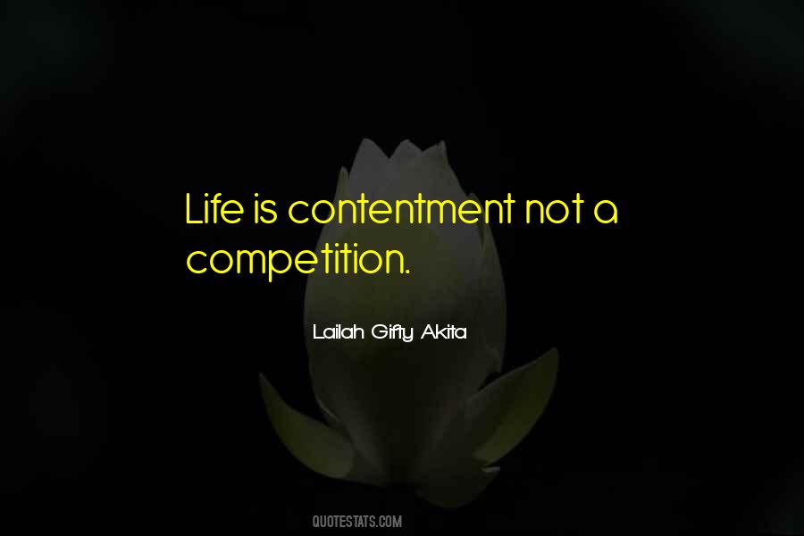 Quotes About Life Is Not A Competition #1458128