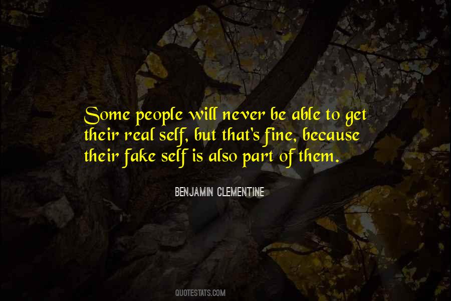 Quotes About Real People And Fake People #1248466