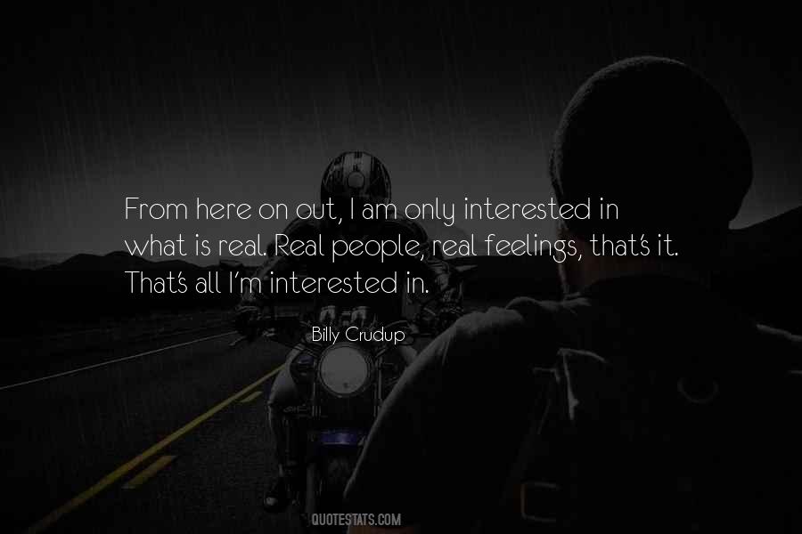 Quotes About Real People #1246106