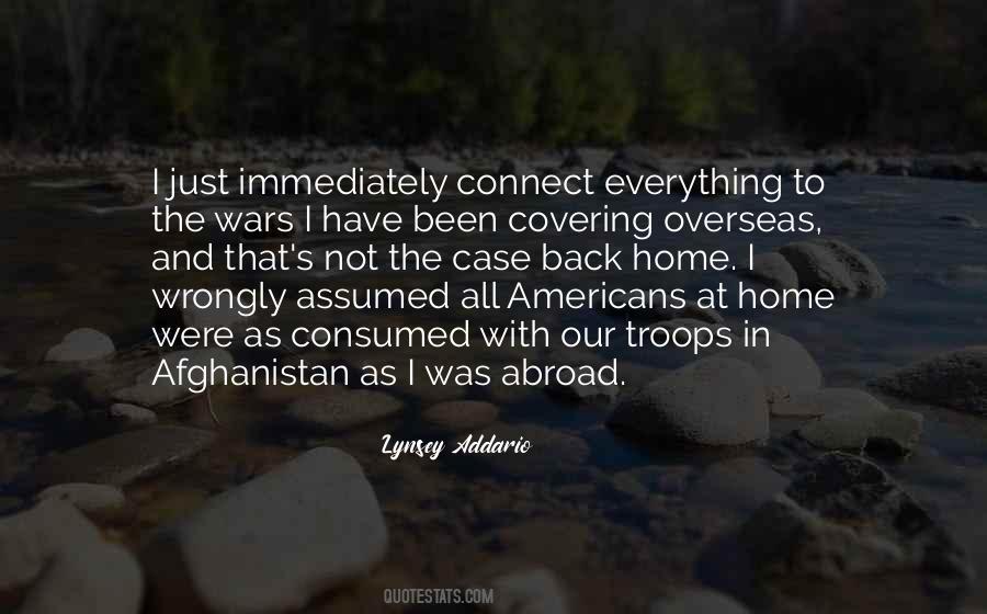 Quotes About Troops In Afghanistan #511983