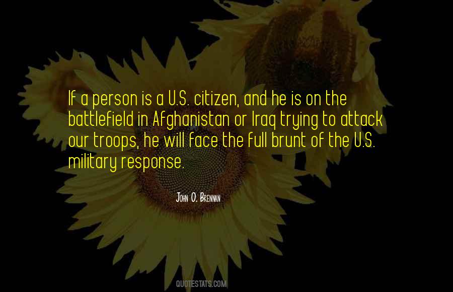 Quotes About Troops In Afghanistan #565752