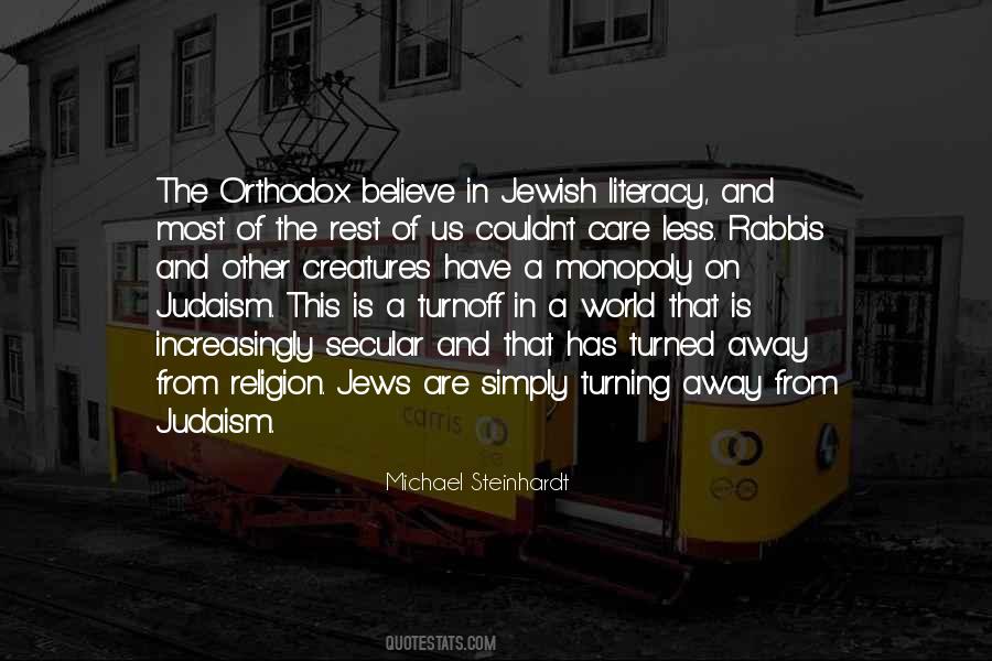 Quotes About Jewish Religion #705150