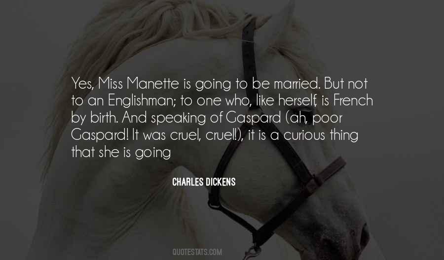 Quotes About Miss Manette #1015406