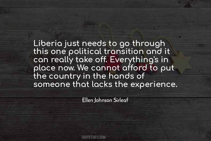 Quotes About Liberia #496205