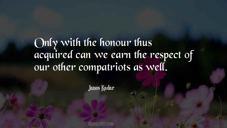 Quotes About Honour #1416661