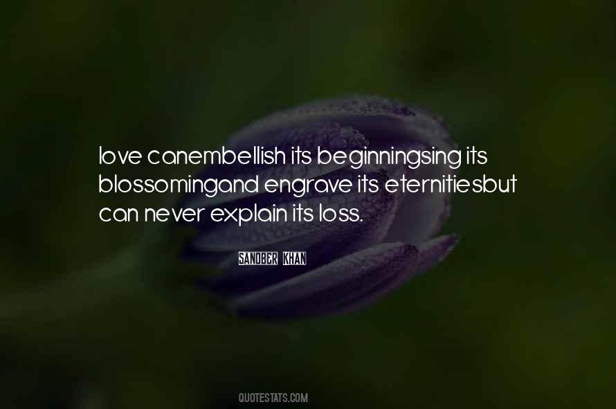 Love Blossoming Quotes #514949